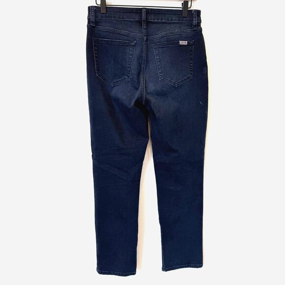 Joe's Jeans Dark Wash High Rise Straight Leg Stretch Denim Jeans Size 27 - Picture 3 of 7